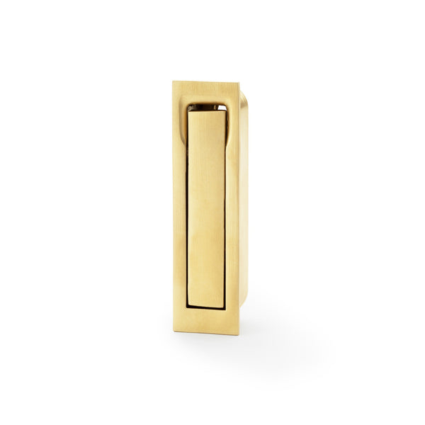 AW990 SQUARE Sliding Door Edge Pull - Solid Brass