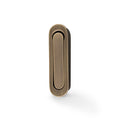 AW991 RADIUS Sliding Door Edge Pull - Solid Brass