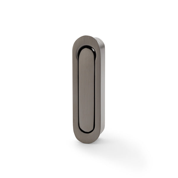 AW991 RADIUS Sliding Door Edge Pull - Solid Brass