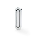 AW991 RADIUS Sliding Door Edge Pull - Solid Brass