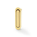 AW991 RADIUS Sliding Door Edge Pull - Solid Brass