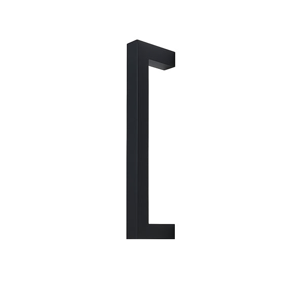 Door flat thick pull handle - short