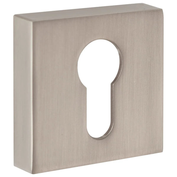 Square escutcheon - cylinder cut-out