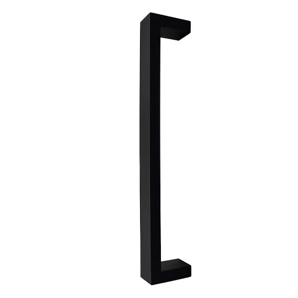 Door  square pull handle - Black