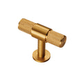 KNURLED T-Bar W50mm - solid brass