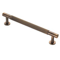 FTD710 LINED Cabinet Pull Handle - solid brass