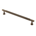 FTD710 LINED Cabinet Pull Handle - solid brass