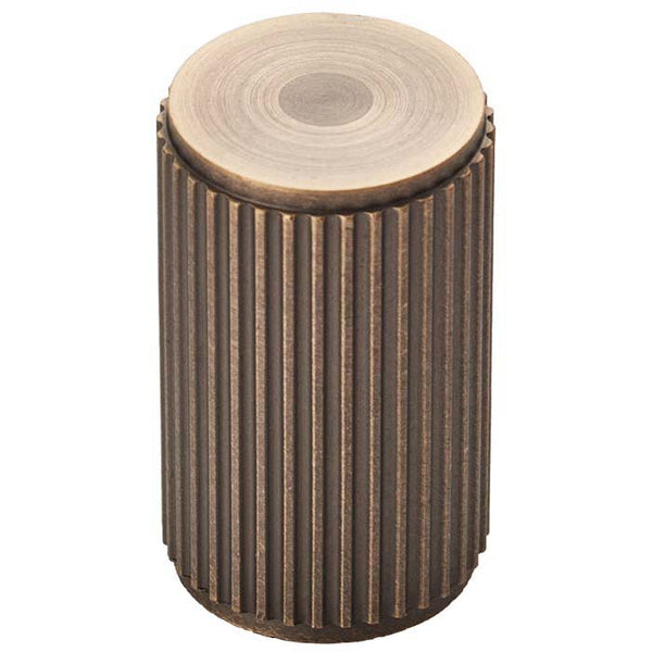 LINES cabinet knob D18mm - solid brass