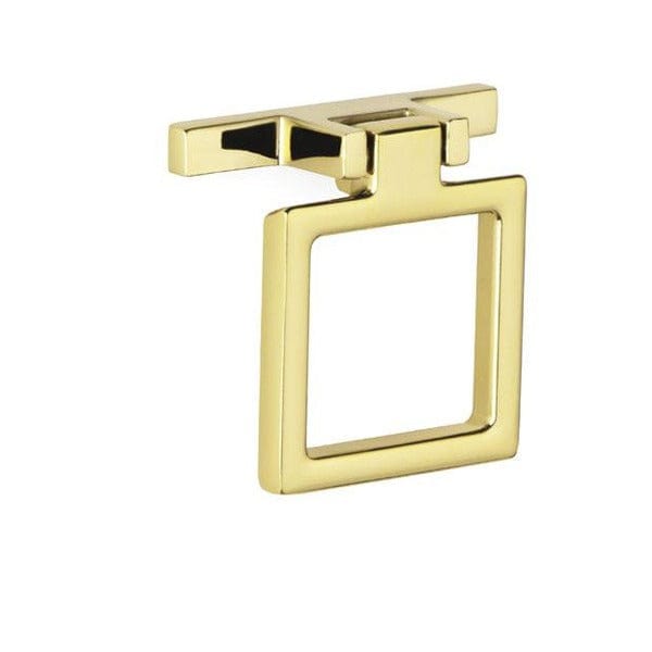 Drop Ring Square 47mm - Polished Brass