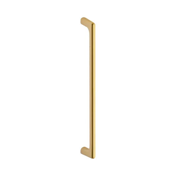 Slim curve cabinet handle - brass  (96 - 320mm)