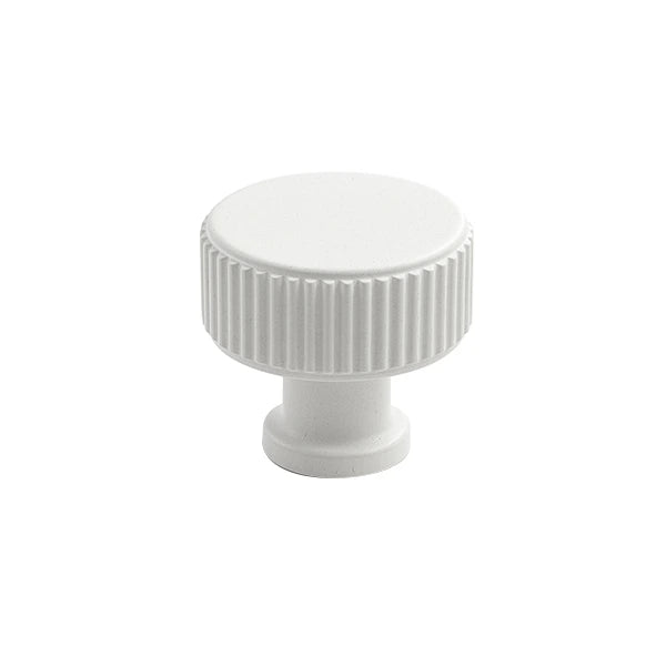 Stripes cabinet knob - White