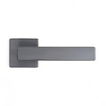 Solid fosil - brushed nickel door handle