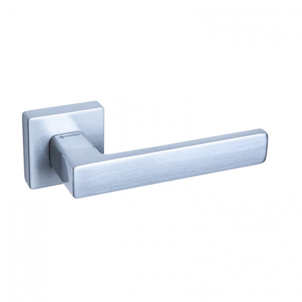 Solid fosil - polished chrome door handle