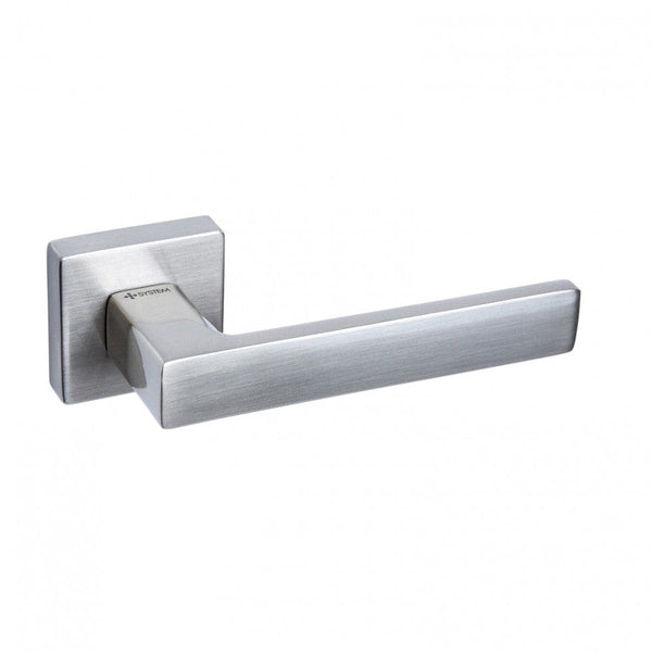 Solid fosil - polished chrome door handles