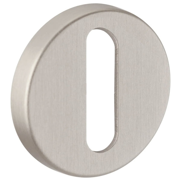 Round escutcheon - keyhole cut-out