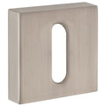 Square escutcheon - Keyhole cutout