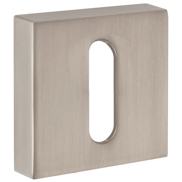 Square escutcheon - Keyhole cutout
