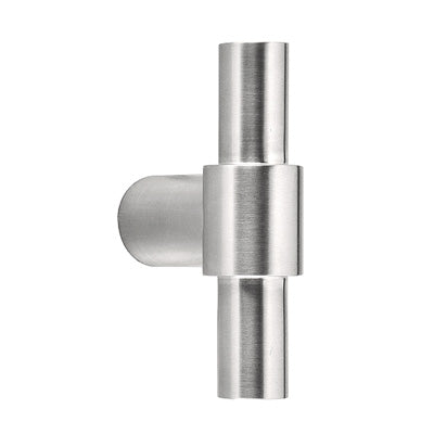 Piet boon T knob cabinet handle -  satin stainless steel