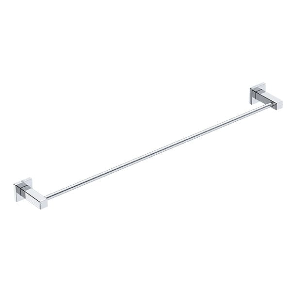 Square Single Towel Rail - 800mm