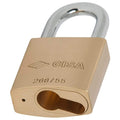 Solid Brass Padlock with Replaceable Single Cylinder