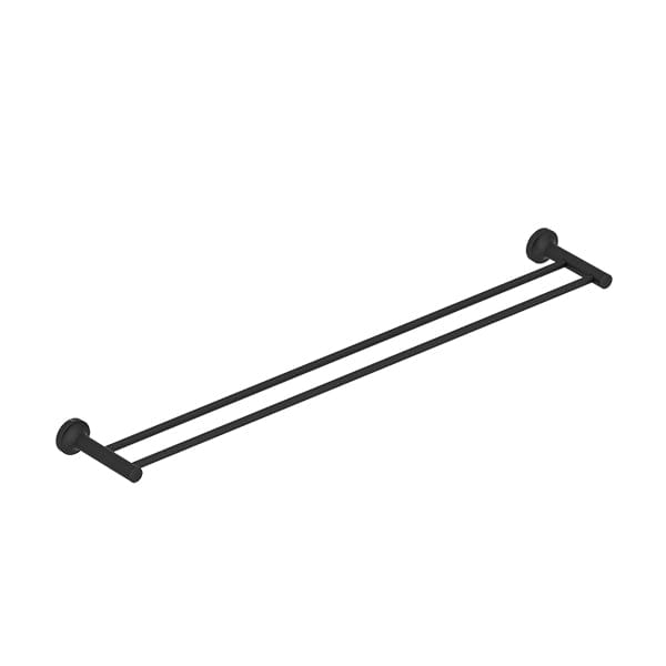 Towel rail (Double) 800mm - Black