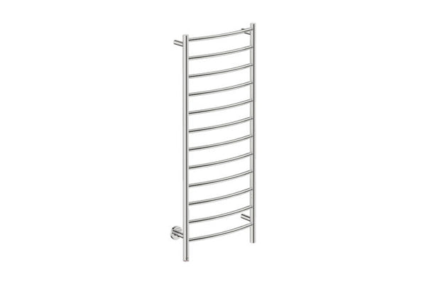 NATURAL 12 Bar 500mm Curved Heated Towel Rail