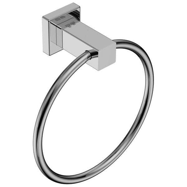 Polished Steel Circle Towel Ring
