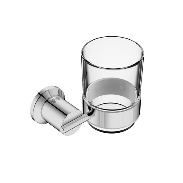 Glass & stainless steel tumbler holder