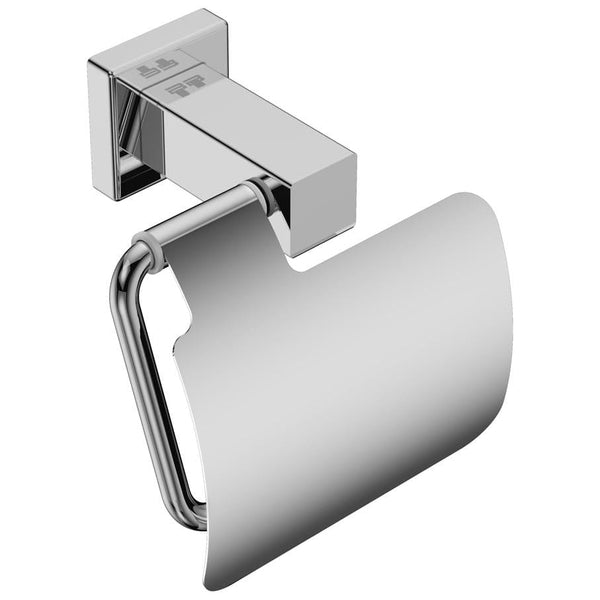 Stainless steel toilet paper holder & flap - polished