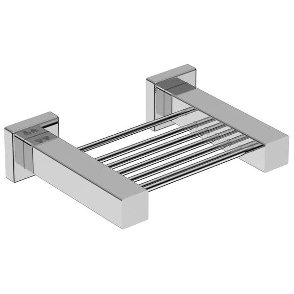 Stainless steel soap rack - polished