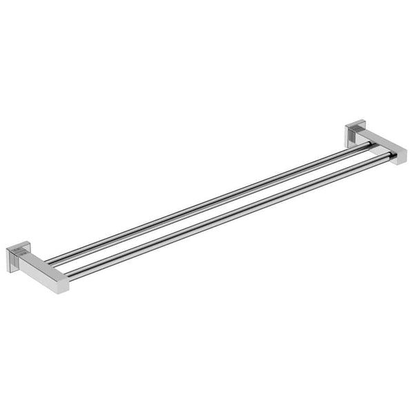 Stainless steel double rail - polished