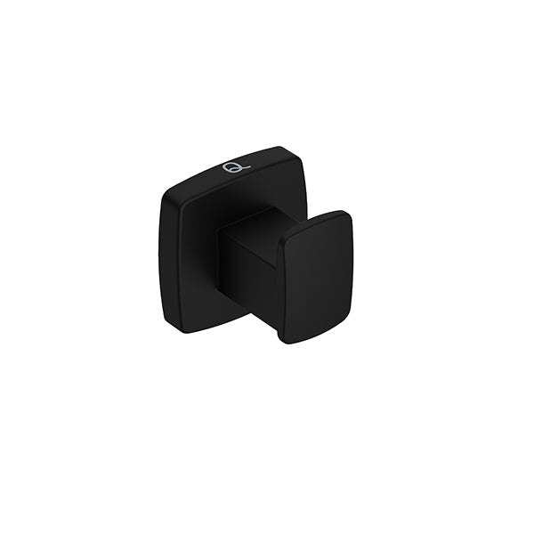 Robe hook single - black