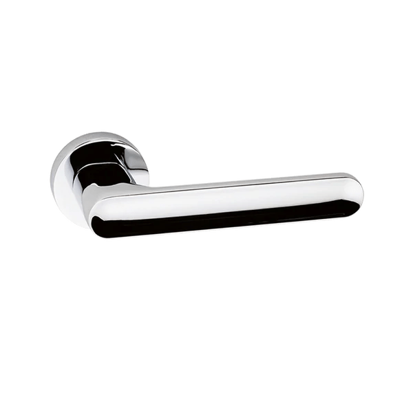 Solid bolivar door Handle - chrome