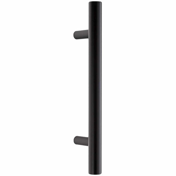 Round bar cabinet handle  - Black