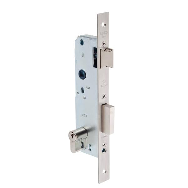 Deadbolt and Latch Aluminium Frame Lock - 35mm backset (Cylinder sold separately)