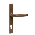 Slimline Aluminium Lever Handle Set - Bronze Door handle