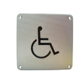 Paraplegic toilet sign
