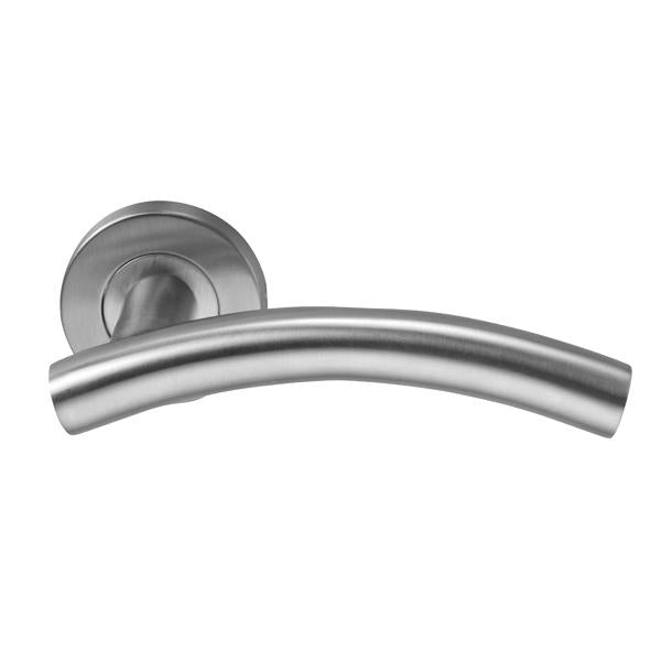 Rimini  Pair of Tarnish Resistant Tubular Stainless Steel Door Handles