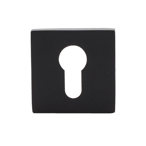 Escutcheon square - matt black