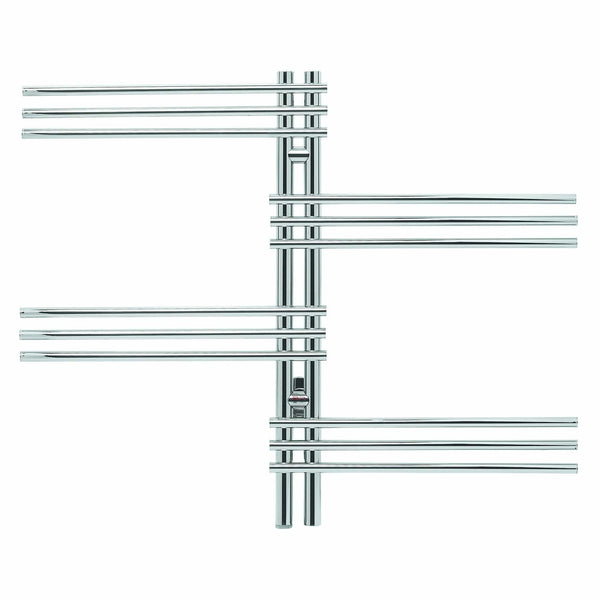 Double 12 Bar Polished Stainless Steel Towel Rail.