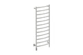 NATURAL 12 Bar 500mm Curved Heated Towel Rail with TDC Timer