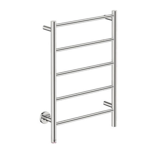 NATURAL 5 Bar 500mm Straight Heated Towel Rail with PTSelect Switch