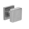  Fixed square knob handle, flat, stainless steel