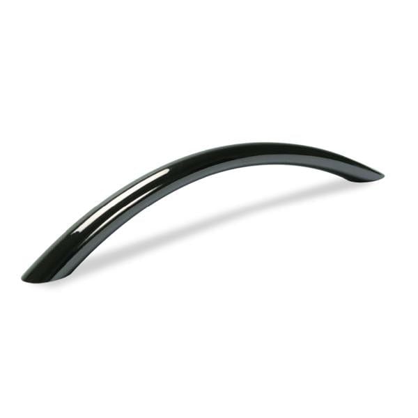 Bow Cabinet Handle 96mm - Nickel Black