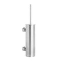 304 Grade stainless steel tall round wall mounted toilet brush