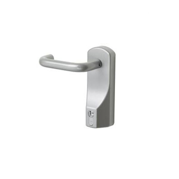 Outside access lever without cylinder