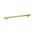 Textured bar handle - Brushed brass 128mm
