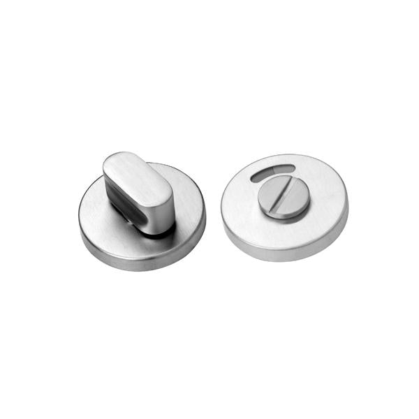 WC indicator bolt and thumb turn with coin release