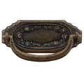 Drawer pull handle - antique brass
