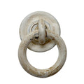 Antique white ring and backplate